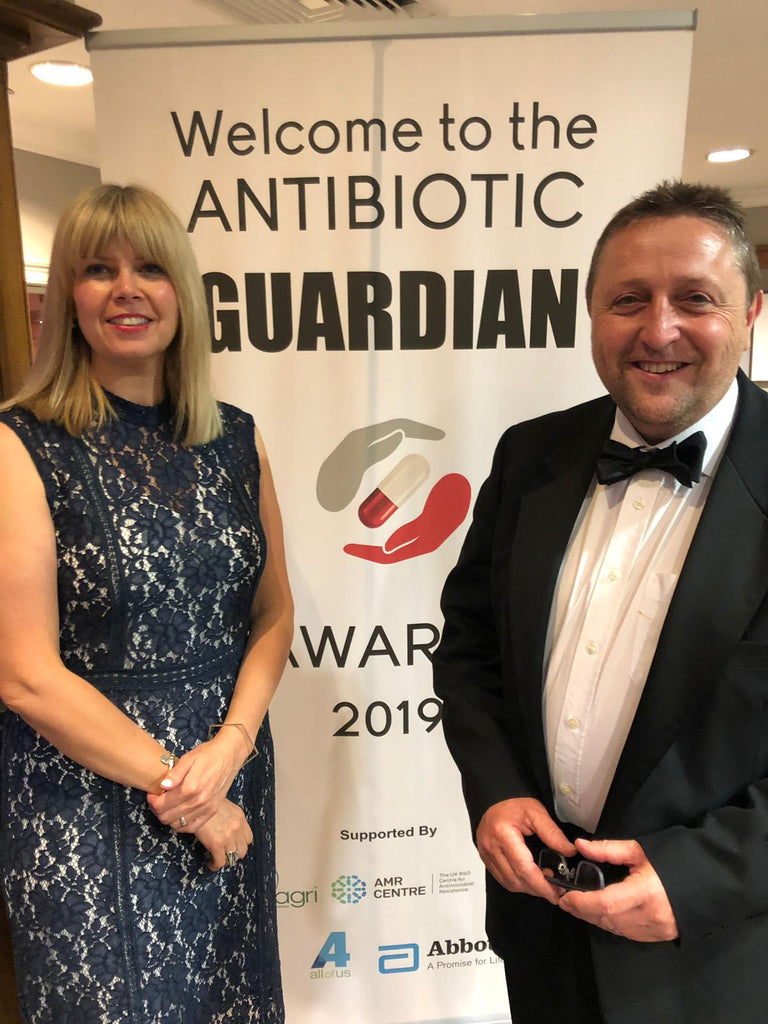 A Nuffield Scholarship leads to a Public Health England award for reduced antibiotic use in agriculture.
