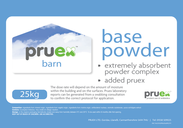 1.0.1 Pruex Base Powder 50 bag PALLET (25Kg bags)