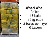 Wood Wool - 18 Bale Pallet